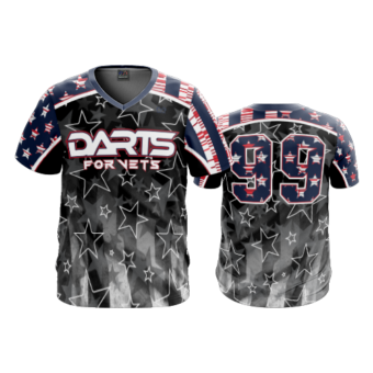 2386 MENS SPORT V NECK DARTS-FOR-VETS-1