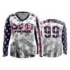 2386 WOMENS V NECK LONGSLEEVE DARTS-FOR-VETS-2