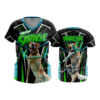 3812 WOMENS V NECK TEAM-SAVAGE-1