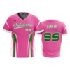 2847 MENS SPORT V NECK PINKALICIOUS-PINKGREEN