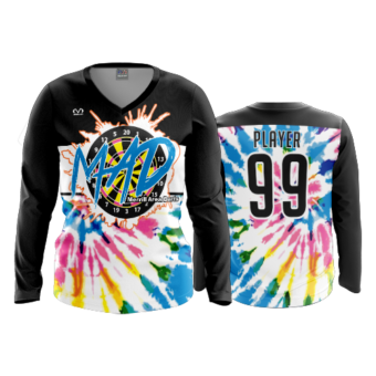 2386 WOMENS V NECK LONGSLEEVE MERRILL-DARTS-1