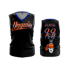 1368 WOMENS V NECK SLEEVELESS YAQUIS-BLK-BLU-SPIRIT