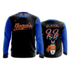 1368 MENS SPORT LONGSLEEVE YAQUIS-BLK-BLU-SPIRIT