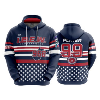2944 UNISEX FLEECE HOODY IBEW-968-2