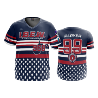 2944 MENS SPORT V NECK IBEW-968-2