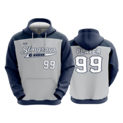 2275 UNISEX FLEECE HOODY STINGRAYS-1
