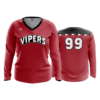 3818 WOMENS V NECK LONGSLEEVE VIPERS-BASKETBALL