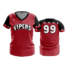 3818 WOMENS V NECK VIPERS-BASKETBALL