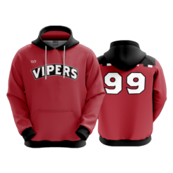 3818 UNISEX FLEECE HOODY VIPERS-BASKETBALL
