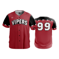 3818 MENS FULL BUTTON DOWN VIPERS-BASKETBALL