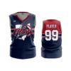 3823 WOMENS V NECK SLEEVELESS OHIO-GLORY-1