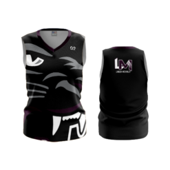 3828 WOMENS V NECK SLEEVELESS LINDEN-MCKINLEY-WRESTLING