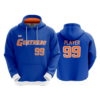 3825 UNISEX FLEECE HOODY G-METS-1
