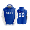 3825 UNISEX FLEECE HOODY G-METS-2