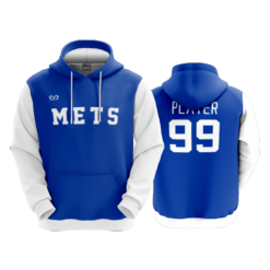 3825 UNISEX FLEECE HOODY G-METS-2