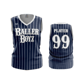 2637 WOMENS V NECK SLEEVELESS BALLER-BOYZ-1