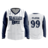 2637 WOMENS V NECK LONGSLEEVE BALLER-BOYZ-2