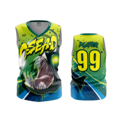 3822 WOMENS V NECK SLEEVELESS O-SEA-D-1