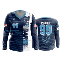 3821 WOMENS V NECK LONGSLEEVE THE-BARN-1