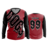 1375 WOMENS V NECK LONGSLEEVE DOGS-1