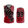1375 WOMENS V NECK SLEEVELESS DOGS-1