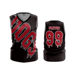 1375 WOMENS V NECK SLEEVELESS DOGS-2