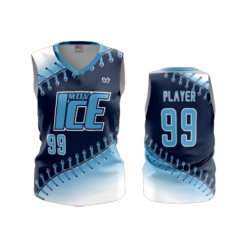 3656 WOMENS V NECK SLEEVELESS MOV-ICE-1