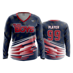 3820 WOMENS V NECK LONGSLEEVE THE-BOYS-1