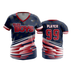 3820 WOMENS V NECK THE-BOYS-1