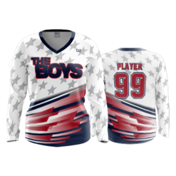 3820 WOMENS V NECK LONGSLEEVE THE-BOYS-2