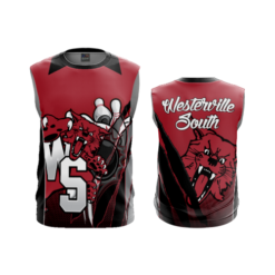 3817 MENS SPORT CREW NECK SLEEVELESS WESTERVILLE-S-BOWLING