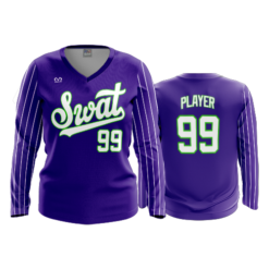 3612 WOMENS V NECK LONGSLEEVE SWAT-1