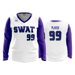 3612 WOMENS V NECK LONGSLEEVE SWAT-2
