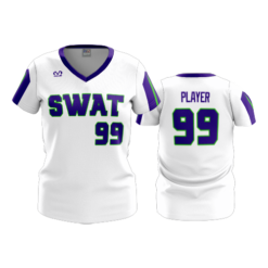 3612 WOMENS V NECK SWAT-2