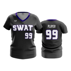 3612 WOMENS V NECK SWAT1OU-1