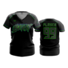 3664 WOMENS V NECK DIAMOND-BEAST-2