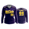 3829 WOMENS V NECK LONGSLEEVE MCCLAIN-TIGERS-1