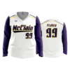 3829 WOMENS V NECK LONGSLEEVE MCCLAIN-TIGERS-2