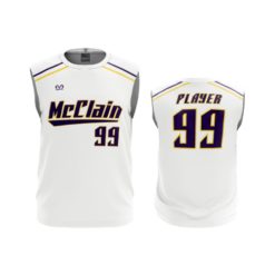 3829 MENS SPORT CREW NECK SLEEVELESS MCCLAIN-TIGERS-2