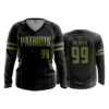 3841 WOMENS V NECK LONGSLEEVE PATRIOTS-USA-FP-1