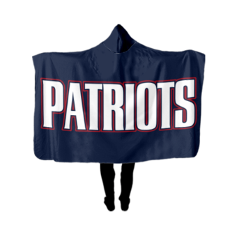 3841 UNISEX FAN WRAP HOODY PATRIOTS-USA-FP-1