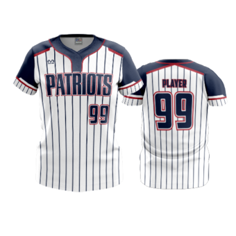 3841 WOMENS NO BUTTON SCOOP NECK PATRIOTS-USA-FP-2