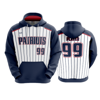 3841 UNISEX FLEECE HOODY PATRIOTS-USA-FP-2