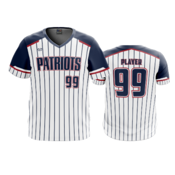 3841 MENS SPORT V NECK PATRIOTS-USA-FP-2