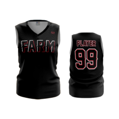 3595 WOMENS V NECK SLEEVELESS STATE-FARM-1