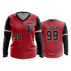 3595 WOMENS V NECK LONGSLEEVE STATE-FARM-2