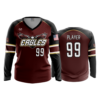 3848 WOMENS V NECK LONGSLEEVE NA-EAGLES-1