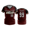 3848 WOMENS V NECK NA-EAGLES-1