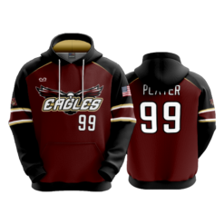 3848 UNISEX FLEECE HOODY NA-EAGLES-1