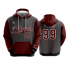 3848 UNISEX FLEECE HOODY NA-EAGLES-2